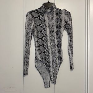 PTL snakeskin bodysuit